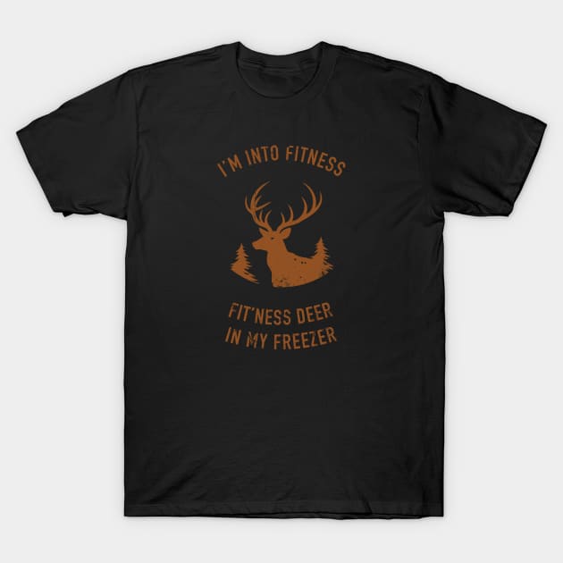 I'm into fitness deer in my freezer T-Shirt by Selknen 🔥